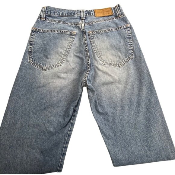 Vintage Banana Republic Jeans Women 31R High Waisted Straight Leg Blue Denim Y2K - Picture 5 of 15